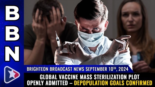 Global vaccine MASS STERILIZATION plot openly admitted