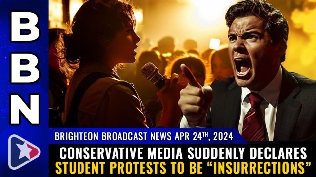 Conservative media suddenly declares student protests to be “INSURRECTIONS”