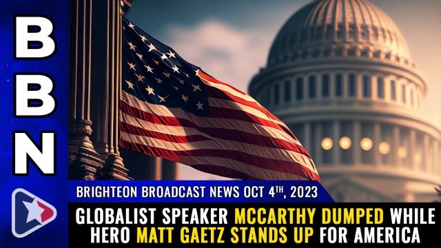 Globalist Speaker McCarthy DUMPED while hero Matt Gaetz stands up for America