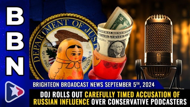 DOJ rolls out carefully timed accusation of Russian influence over conservative podcasters