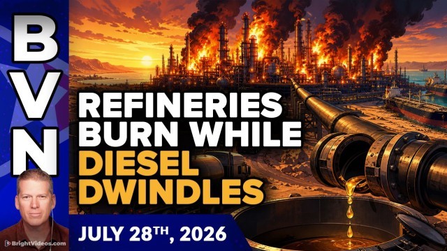 Saudi Refineries BURN While the World's Diesel Supplies Dwindle