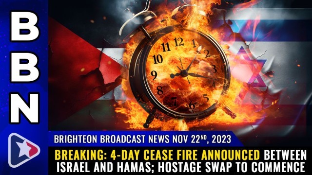 BREAKING: 4-day cease fire announced between Israel and Hamas; hostage swap to commence