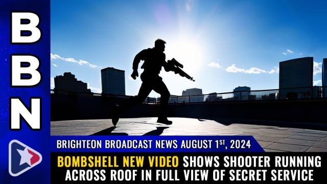 Bombshell new video shows shooter RUNNING across roof in FULL VIEW of Secret Service