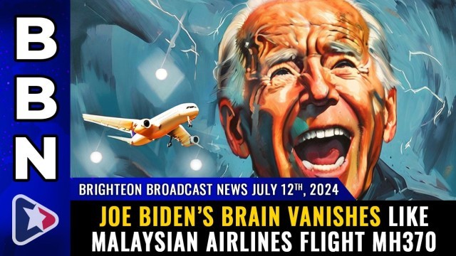 Joe Biden’s brain VANISHES like Malaysian Airlines Flight MH370