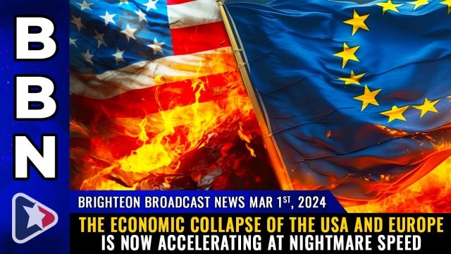 The economic collapse of the USA and Europe is now accelerating at NIGHTMARE speed