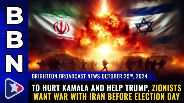 To hurt Kamala and help Trump, ZIONISTS WANT WAR with Iran before Election Day