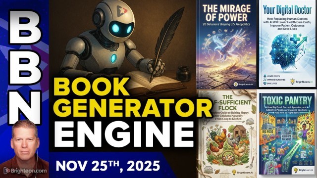 Stunning new BOOK GENERATOR engine demonstrated by the Health Ranger