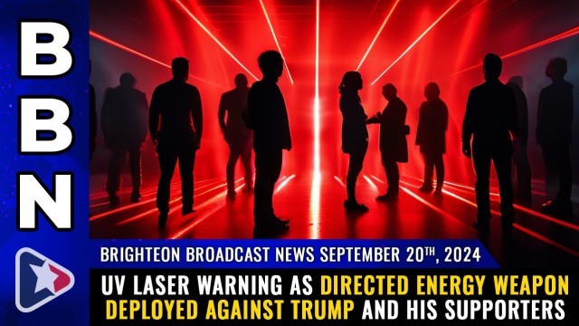 UV LASER WARNING as Directed Energy Weapon deployed against Trump and his supporters