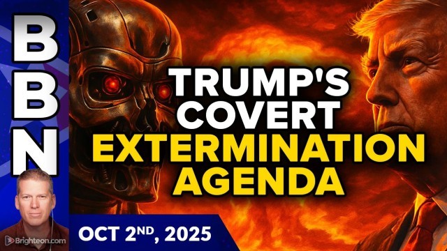 ANALYSIS: Trump partnering with AI giants to achieve COVERT EXTERMINATION of human populations