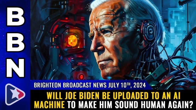 Will Joe Biden be UPLOADED to an AI MACHINE to make him sound human again?