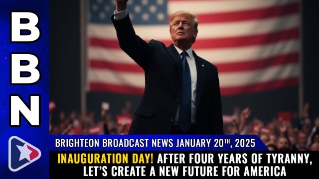 INAUGURATION DAY! After four years of TYRANNY, let’s create a NEW FUTURE for America