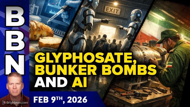 Glyphosate in Bread, Iran Captures U.S. Bunker Bust Bomb, and AI’s Mass Replacement of Humans Begins